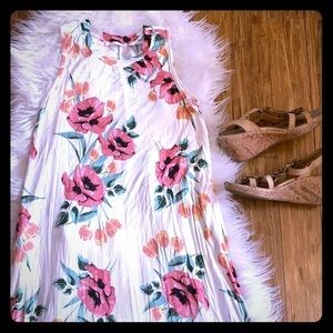 Beautiful Floral Sleeveless Maxi Dress